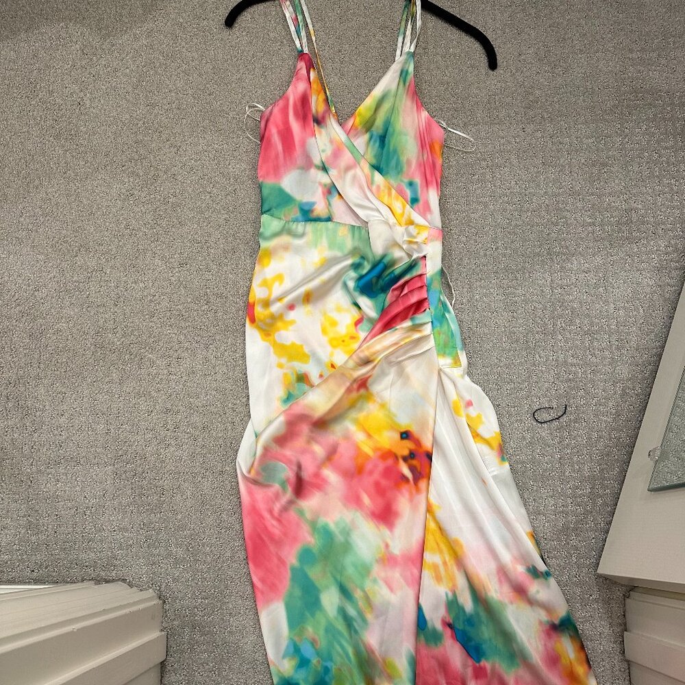 Zara Midi Tie-Dye Dress